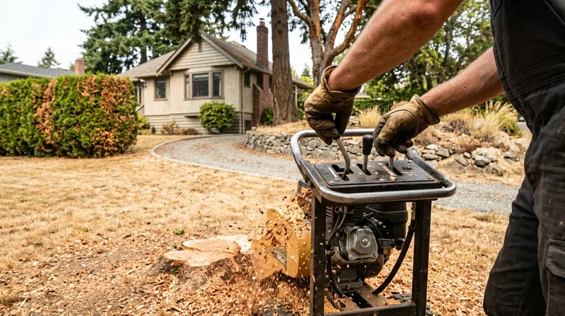 Stump Grinding in Victoria